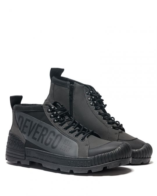 BLACK MEN'S BOOTS - BILL DE24FW8010PU