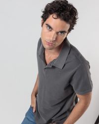 SZÜRKE FÉRFI GALLÉROS PÓLÓ