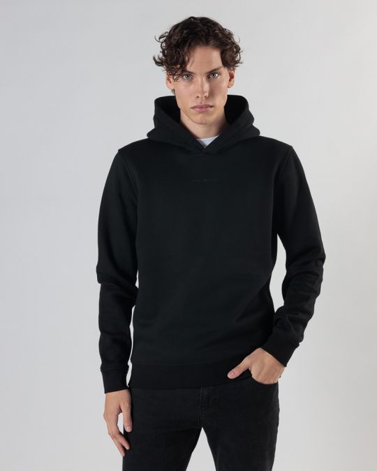 BLACK MEN'S HOODIE 1D24FW4084LS0705