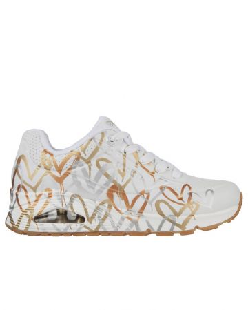 NŐI SKECHERS SNEAKER UNO-METALLIC LOVE SK-155523 24FW