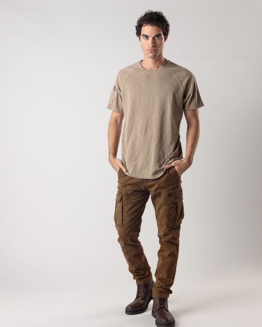 SZÜRKE FÉRFI RÖVID UJJÚ PÓLÓ 1D24FW4030SS3806