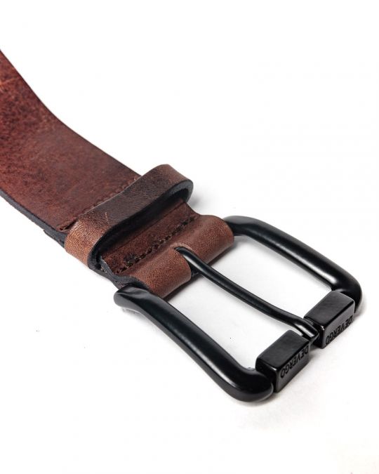 BROWN MEN'S LEATHER BELT 1D24FW8093BL2100