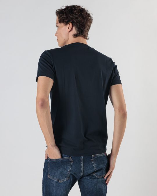 BLUE MEN'S T-SHIRT 1D24FW4025SS0105