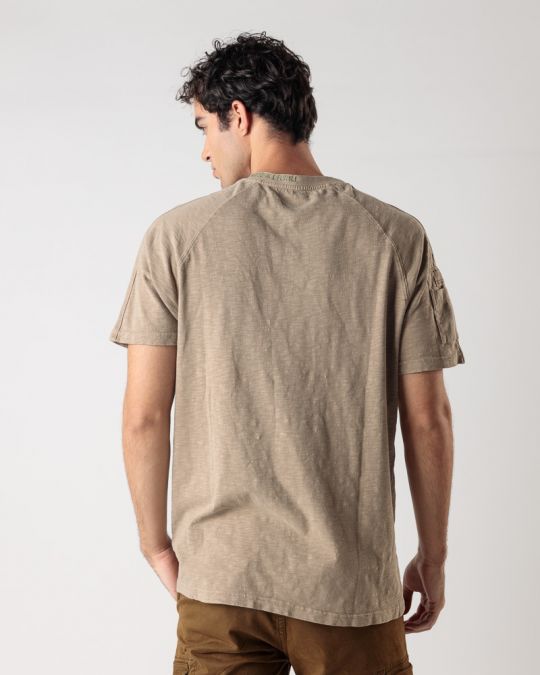 SZÜRKE FÉRFI RÖVID UJJÚ PÓLÓ 1D24FW4030SS3806