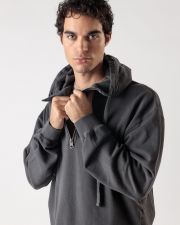 SZÜRKE FÉRFI KAPUCNIS FELSŐ