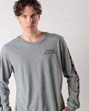 GREY MEN'S LONG-SLEEVED T-SHIRT