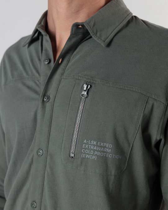 KHAKI FÉRFI HOSSZÚ UJJÚ ING 1D24FW5004LS0104