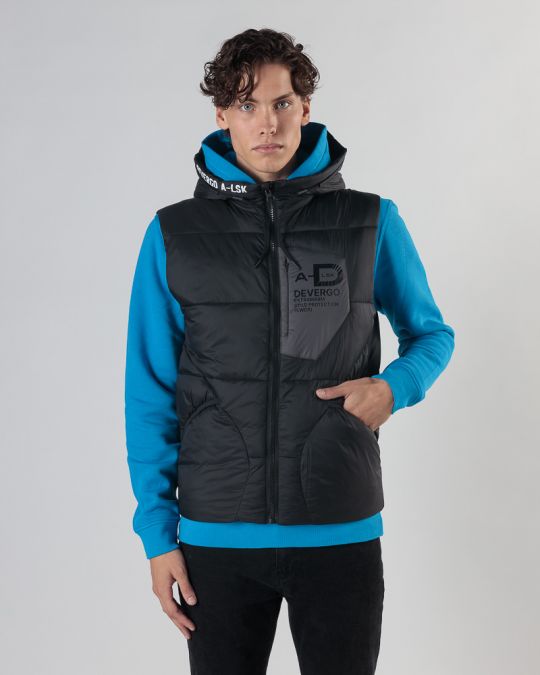 BLACK MEN'S VEST 1D24FW7000SL1600