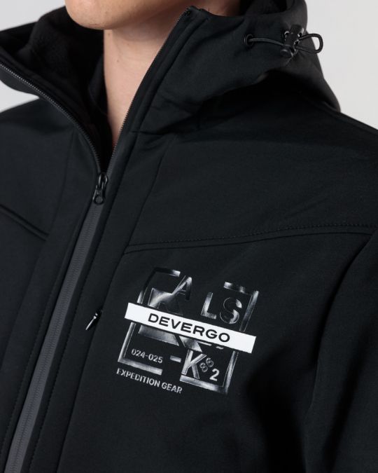 FEKETE FÉRFI ÁTMENETI KABÁT 1D24FW3022KA1201