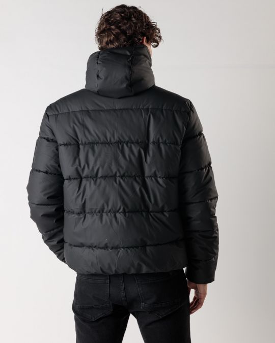 BLACK MEN'S WINTER COAT 1D24FW3009KA1600