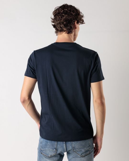 BLUE MEN'S T-SHIRT 1D24FW4026SS0105
