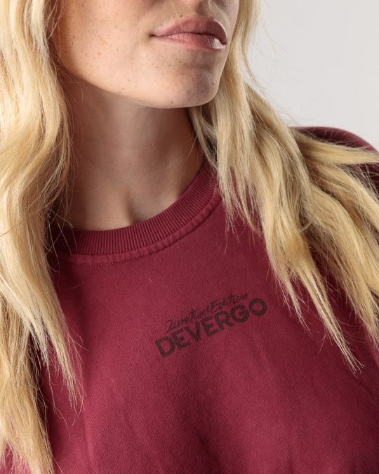 BORDÓ NŐI PULÓVER 2D24FW4587LS0706