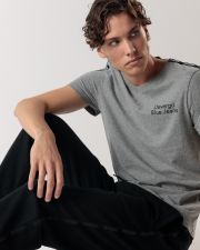 SZÜRKE FÉRFI RÖVID UJJÚ PÓLÓ