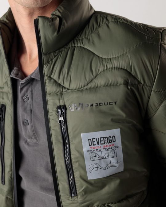 KHAKI FÉRFI ÁTMENETI KABÁT 1D24FW7001KA1600