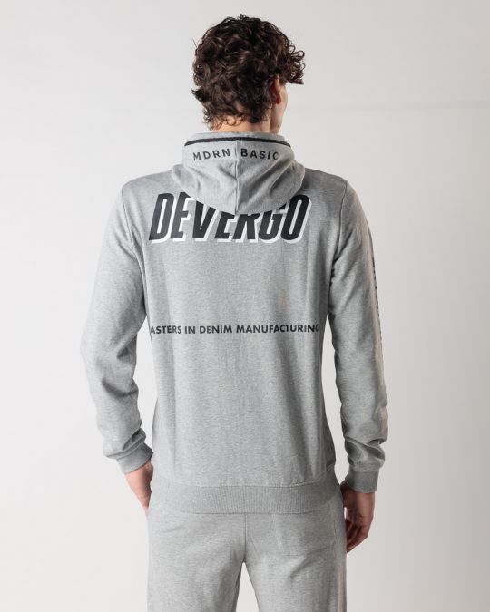 SZÜRKE FÉRFI CIPZÁRAS FELSŐ 1D24FW4074KA0705