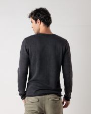 KÉK FÉRFI KÖTÖTT PULÓVER