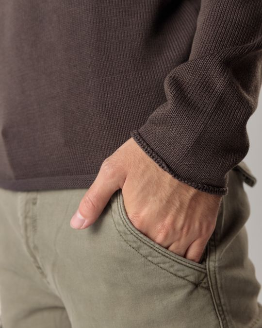 FEKETE FÉRFI KÖTÖTT PULÓVER 1D24FW6011LS1106