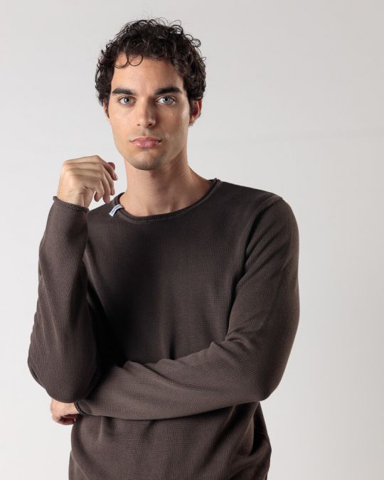 FEKETE FÉRFI KÖTÖTT PULÓVER 1D24FW6011LS1106