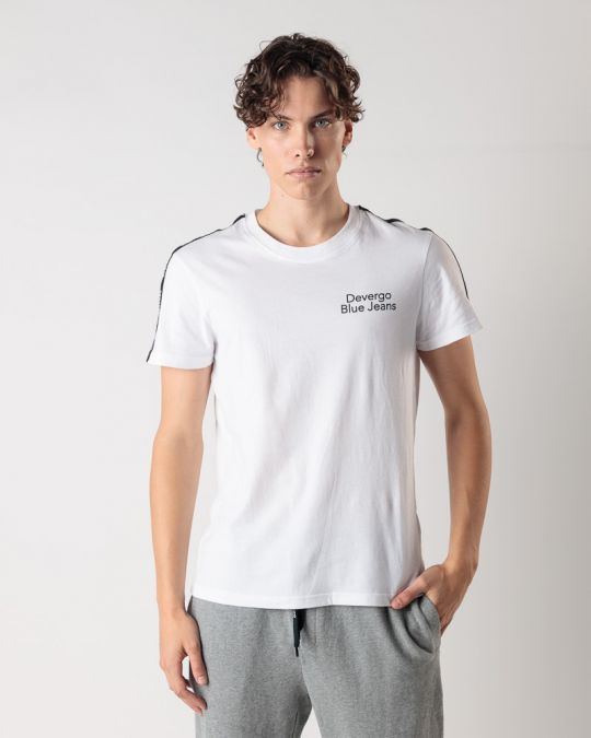 WHITE MEN'S T-SHIRT 1D24FW4041SS0104