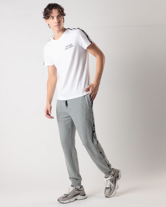 WHITE MEN'S T-SHIRT 1D24FW4041SS0104