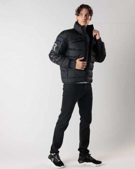 FEKETE FÉRFI TÉLI KABÁT 1D24FW3005KA1600