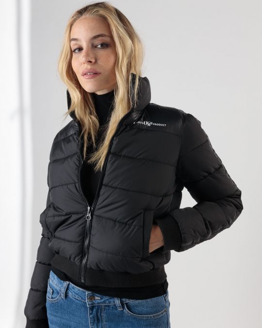 FEKETE NŐI RÖVID KABÁT 2D24FW3535KA1600