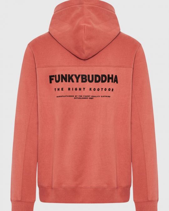 BORDÓ FUNKY BUDDHA FÉRFI PULÓVER FBM010-005-06 24FW