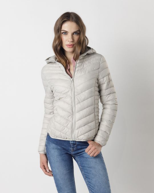 BEIGE WOMEN'S COAT 2D24FW3510KA1600