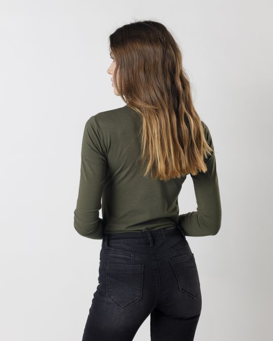 KHAKI WOMEN'S BODYSUIT 2D24FW4535BD0204