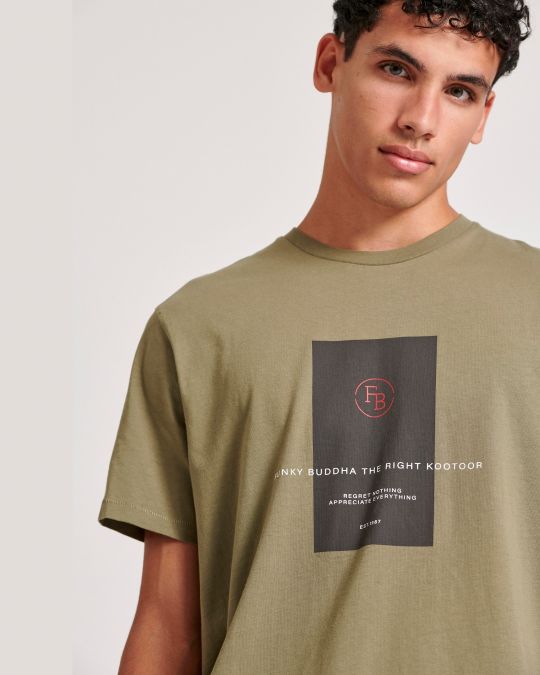 FUNKY BUDDHA  MEN'S TSHIRT FBM010-015-04 24FW