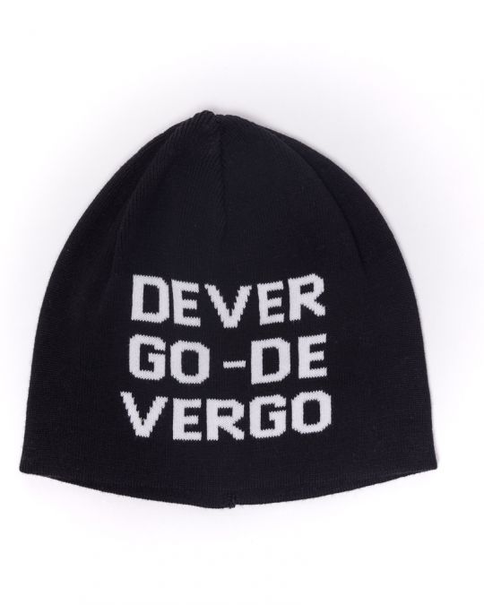 BLACK MEN'S KNITTED HAT 1D24FW8000HA1101