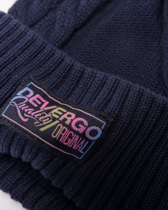 KÉK NŐI KÖTÖTT SAPKA 2D24FW8504HA1101