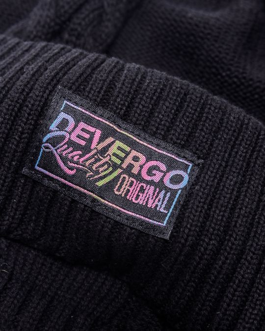 FEKETE NŐI KÖTÖTT SAPKA 2D24FW8504HA1101