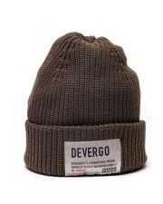 BROWN MEN'S KNITTED HAT