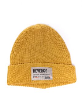 YELLOW MEN'S KNITTED HAT 1D24FW8003HA1101