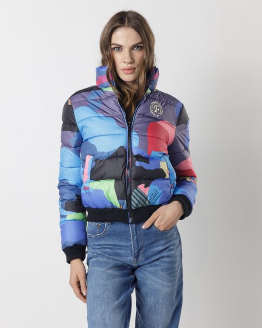 TÖBBSZÍNŰ NŐI RÖVID KABÁT 2D24FW3535KA1600