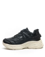 BLACK WOMEN'S SNEAKER - SALLY