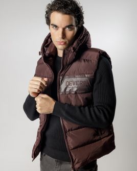 BROWN MEN'S VEST 1D24FW7008SL1600