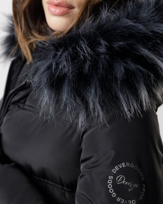 FEKETE NŐI TÉLI KABÁT 2D24FW3545KA1600