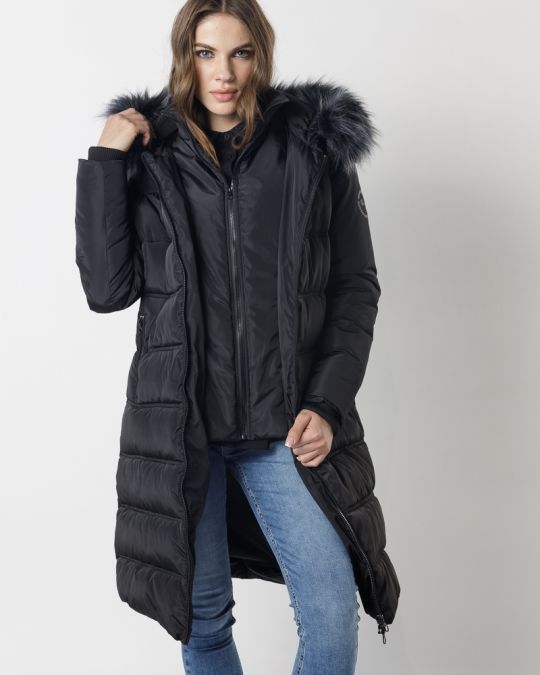 FEKETE NŐI TÉLI KABÁT 2D24FW3545KA1600
