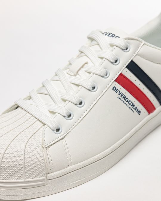 WHITE MEN'S SNEAKER - STAR DE25SS5007PU HI