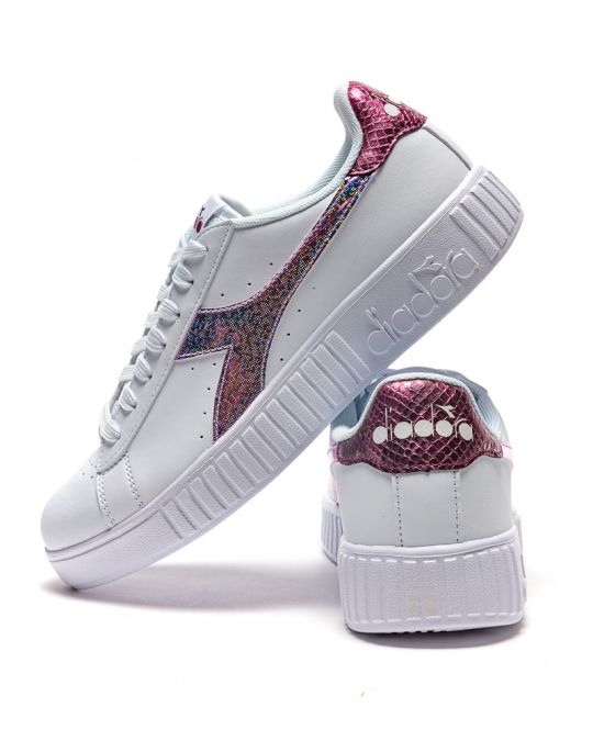 RÓZSASZÍN DIADORA NŐI SPORTCIPŐ - STEP P BRIGHT REPTIL DD-101179746 23FW WN