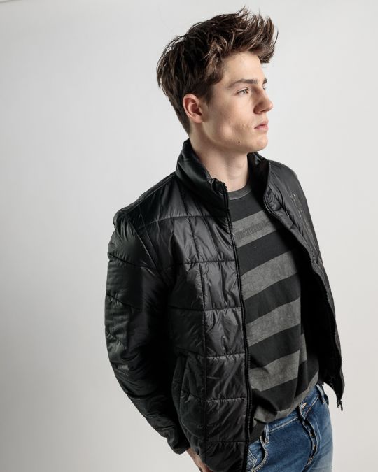 FEKETE FÉRFI ÁTMENETI KABÁT 1D25SS7001KA1600