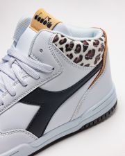 DIADORA WOMEN'S SNEAKERS - RAPTOR MID LEOPARD