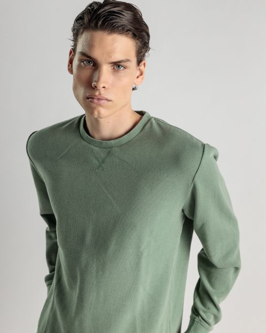 KHAKI MEN'S LONGSLEEVE T-SHIRT 1D25SS4000LS3406