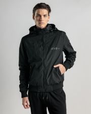 BLACK MEN'S TRANSITIONAL JACKET