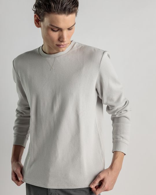 GREY MEN'S LONGSLEEVE T-SHIRT 1D25SS4000LS3406