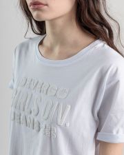 FEHÉR NŐI RÖVID UJJÚ PÓLÓ