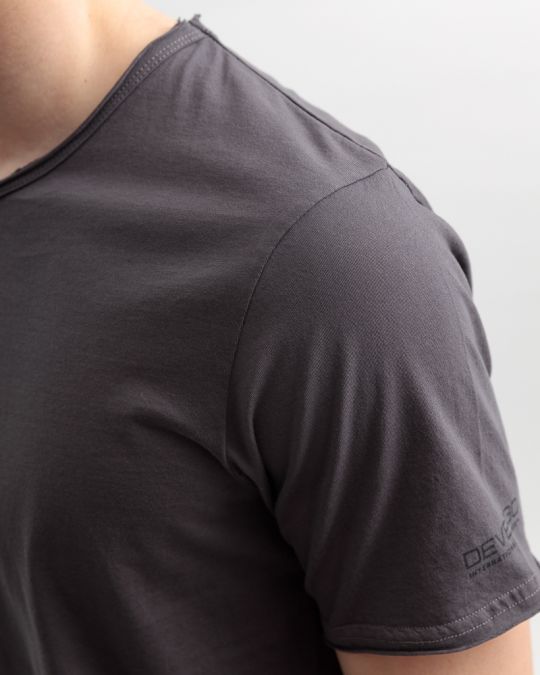 SZÜRKE FÉRFI RÖVID UJJÚ PÓLÓ 1D25SS4063SS0106