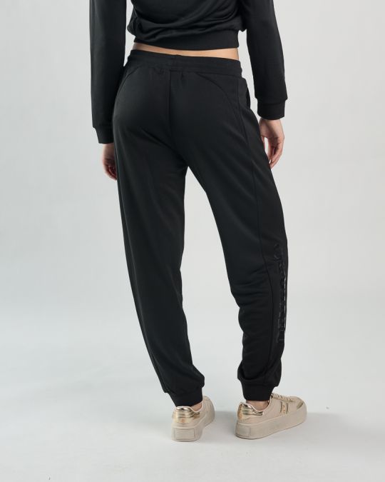 BLACK WOMEN'S SWEATPANTS 2D25SS1580LP0701
